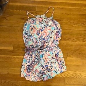 Lilly Pulitzer shell me about it dusk romper